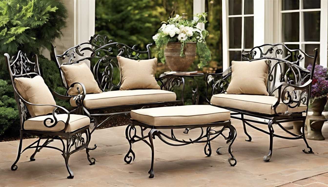 How to Clean Rod Iron Outdoor Furniture for a Sensory Delight?
