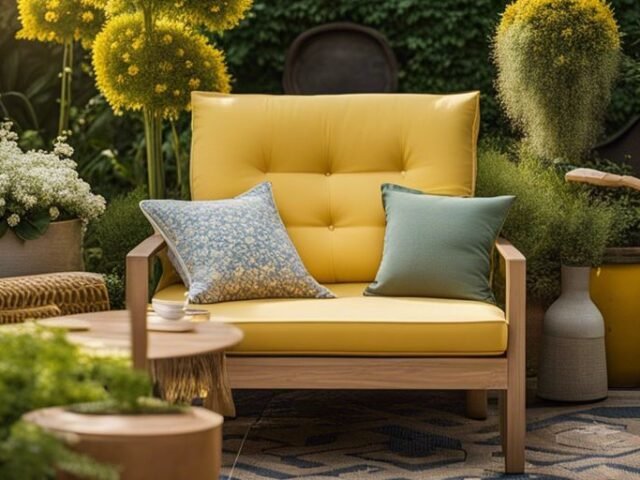 clean pollen off outdoor furniture